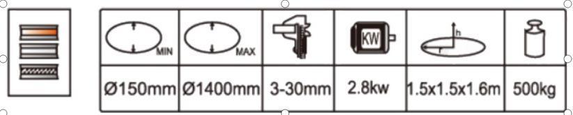 Single Arm Shape Round Glass Edge Polishing Machine Glass Machinery