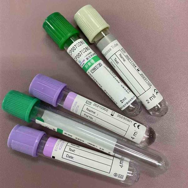 Sodium Lithium Heparin Tube Disposable Green Cap 1ml - 10ml