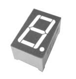 7 Segment Led Segment Display 0.8 Inch Single Digit With Through Hole Technology