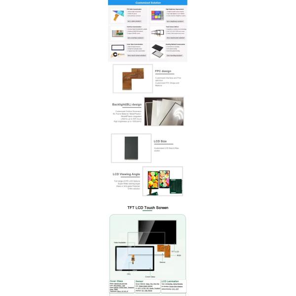 4.3 Touch Screen Display IPS Touch Display Transmissive With Captouch Screen