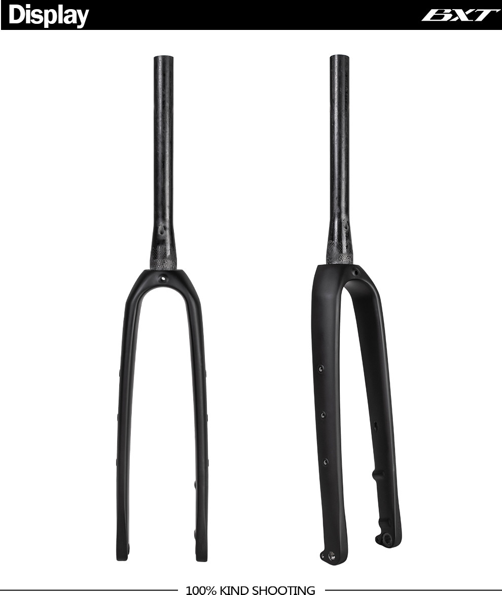 700C Gravel Carbon Road Bike Fork External Internal Cable