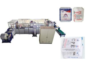 China Fully Automatic PP Valve Bag Making Machine , Block Bottom Sack Conversion Line wholesale