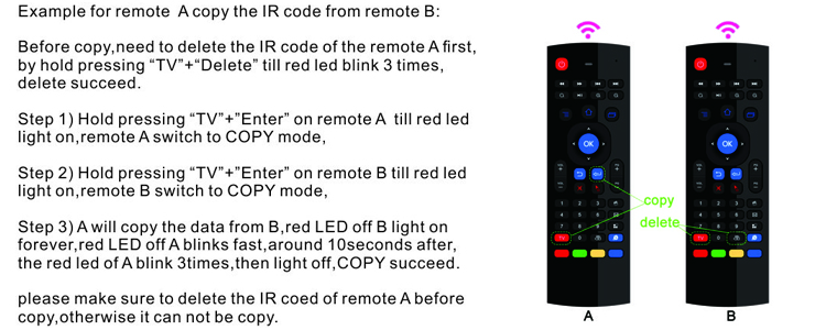 Durable Air Mouse Voice Control Fully Compatible For Computer Iptv Box