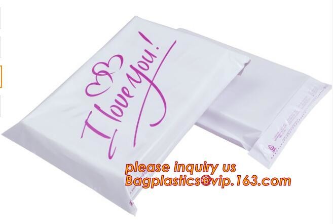 cornstarch made biodegradable and compostable courier mailing plastic shipping packaging bag with custom logo CLOTH PACK