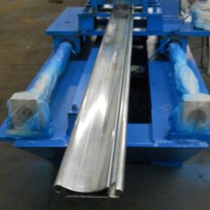 China Metal Galvanized Steel PU Shutter Door Roll Forming Machine / Door Frame Roll Forming Machine wholesale