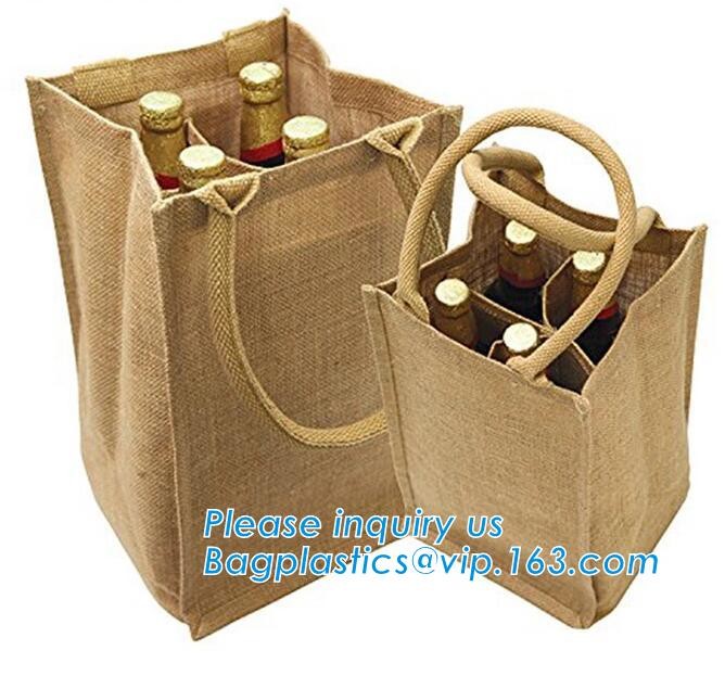 JUTE STORAGE BASKET WITH COTTON ROPE HANDLES,Burlap fabric jute toy storage basket for home storage organization bagease