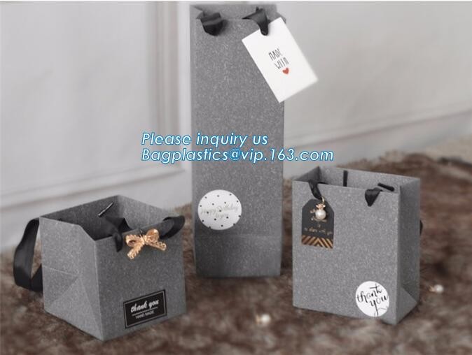 Customized Cut Printed Coated Paper Shopping Bag with Matt Lamination,rope handle custom logo printed white paper bag
