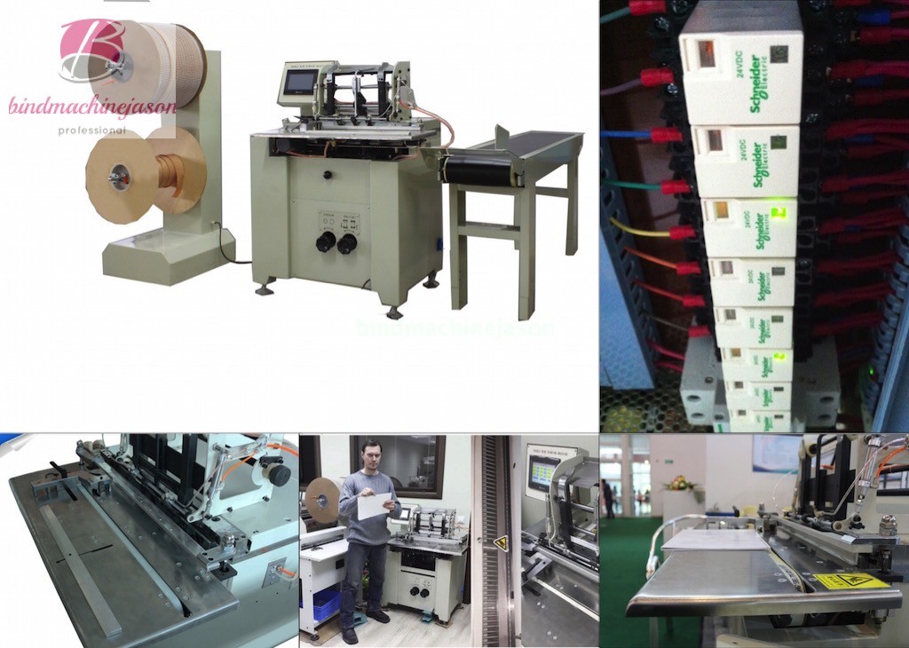 Semi automatic double o binding machine DCA520 with hanger part