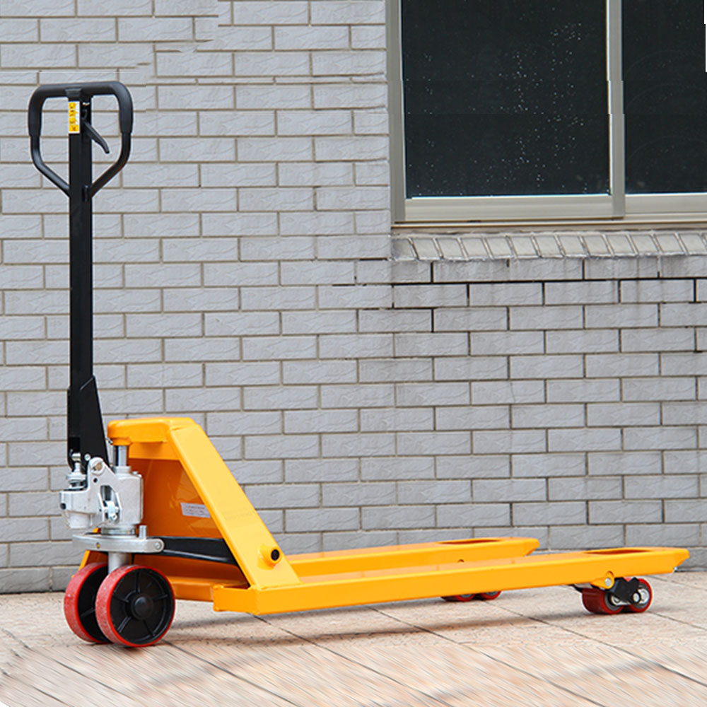 1-10T KAD Manual Hydraulic Pallet Truck Small Manual Forklift With PU Wheel