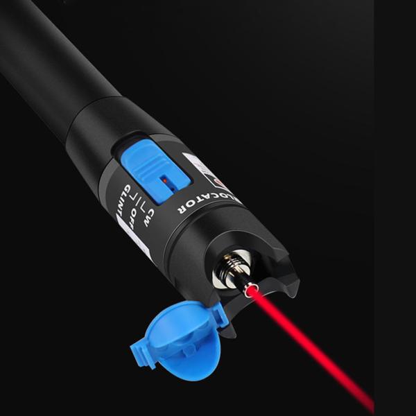5MW Visual Fault Locator Fiber Optic Cable Tester Strong Red Light Beam