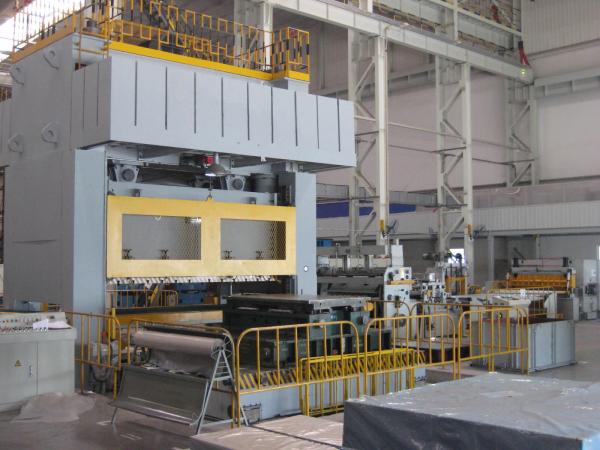 Quality High Speed PLC Reliable Fine Blanking Machine , Coil Processing Equipment for sale