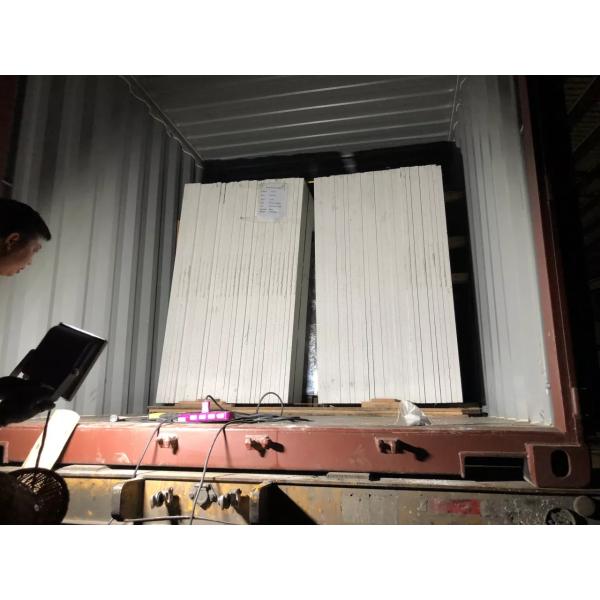 Bench Top Decoration Grey Artificial Cararra Quartz Stone Sheet Easy Clean