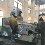 Horizontal CNC Lathe Machine Easily Operation Facing Lathe For Tyre Mold