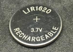 Rechargeable  LIR1620	Li Ion Button Cell 15mAh For Smart Wearable Device