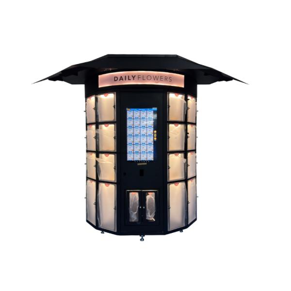 Micron Customized Locker Compartments for Fresh Flower Vending Outdoor Smart Flower Dispenser