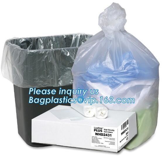 Tall Kitchen Drawstring Trash Bags,Reusable Trash Diaper Bag,gallon black drawstring, durable bin liners 1.2 mil, unscen