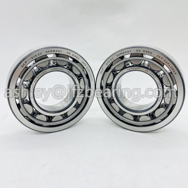 SKF NU 313 EC (Type EC Cylindrical Roller Bearing), single row, rolling element centred