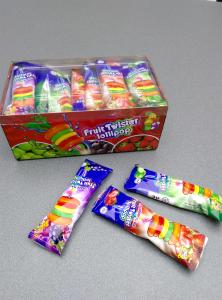 China Fruit Twister Lollipop Funny Shape Healthy Hard Candy Sweet And Delicious wholesale