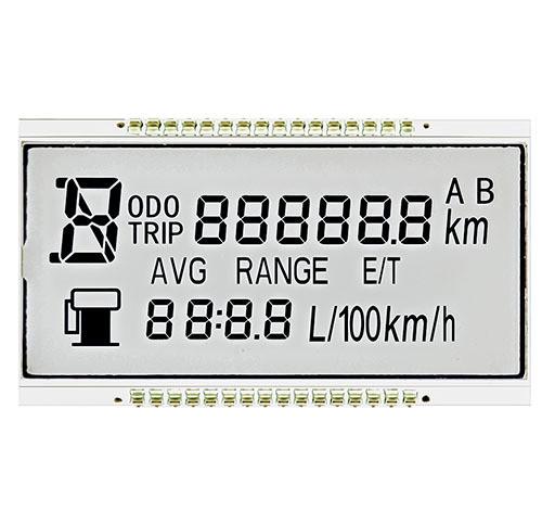 Quality TN Gray Digit 7 Segment Display Module White LED Backlight for sale
