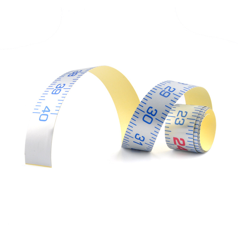 40-Inch Custom Logo Length Waterproof high-quality vinyl Fish Ruler Measure Tape With Adhesive Back