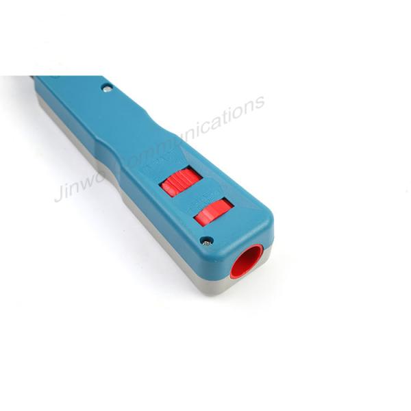 ABS Handle Network Crimping Tool Blue Punch Down Tool With 110 And 66 Blades