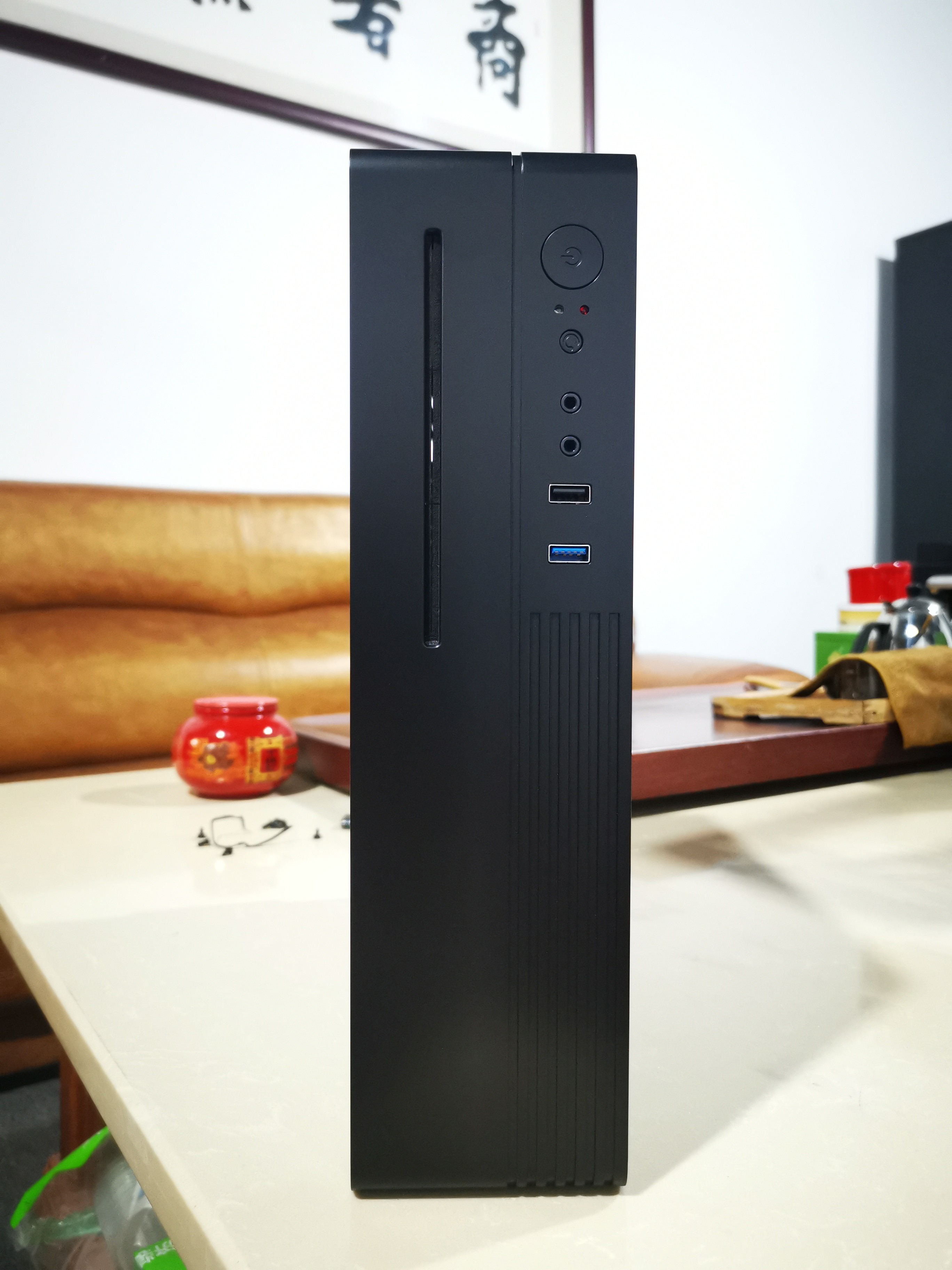MATX 0.8mm SGCC HTPC PC Case 5.25' DVD drive only