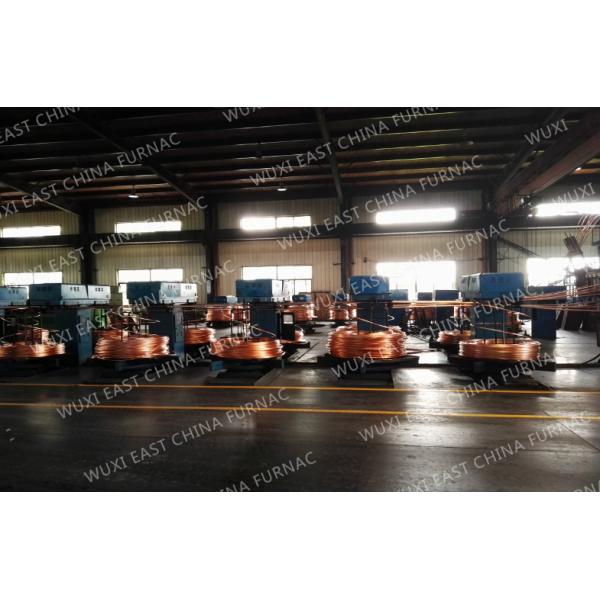 Copper Rod D17mm-D30 Upcasting Upward Continuous Casting Machine Annnual 10000MT