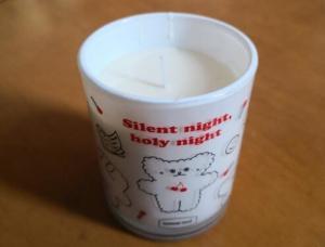 Decor & lovely  scented candle with sugar fragrance and  package of gift box