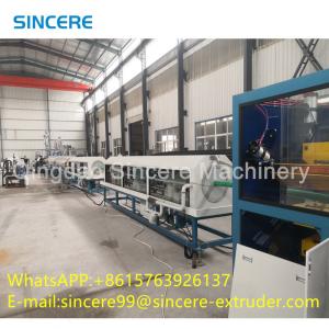 Plastic PE HDPE Single Layer Or Multi Layer Pipe Extrusion Line
