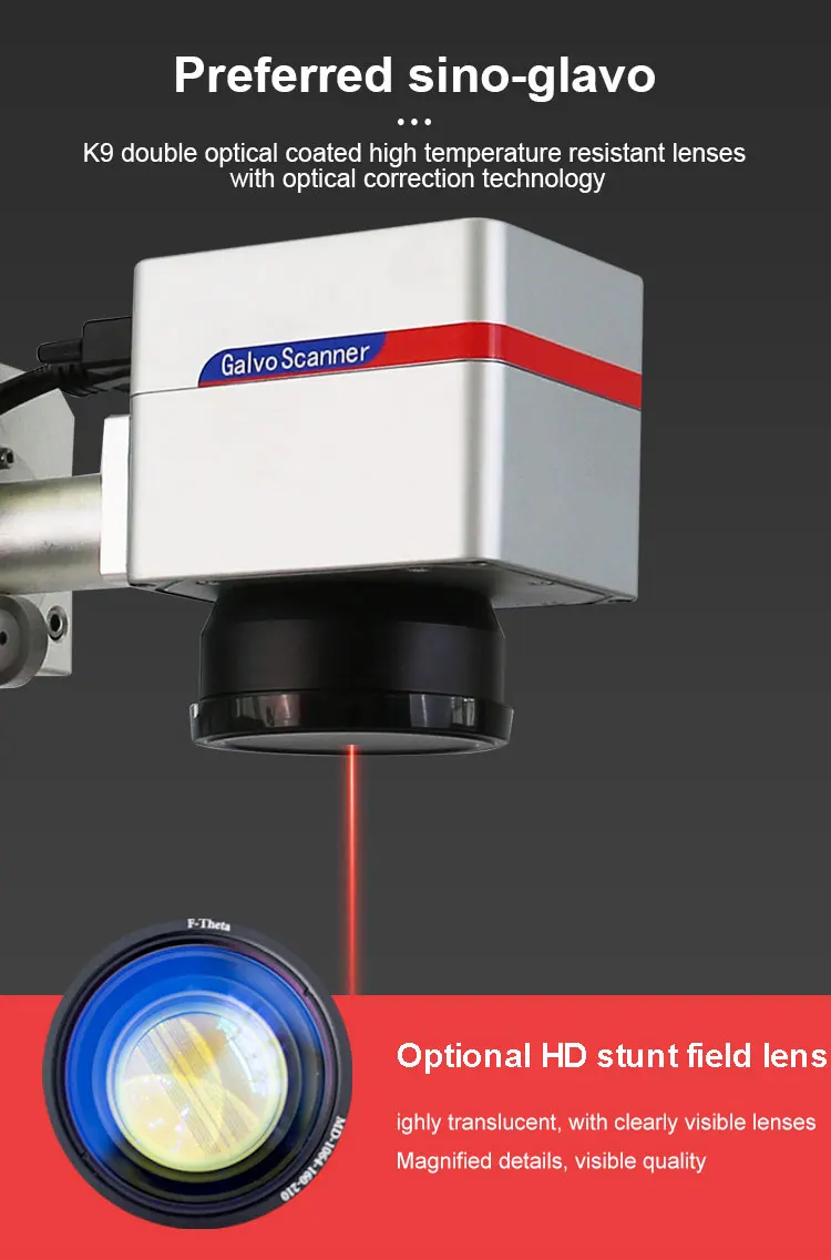 Fiber Laser Marking Machine Desktop MAX Raycus JPT 20W 30W 50W With Rotary Axis