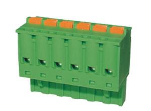 China RD235-5.08 Electrical PCB Spring Terminal Block 6 Pins For Wire Connecting wholesale