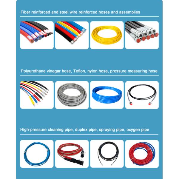 Nylon Ultra High Pressure Hose Assembly Male / Female Ends Hydraulic Tools