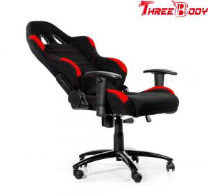 Big Loading Capacity Race Car Gaming Chair , Red And Black Computer Chair