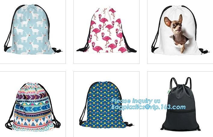 Cheap Custom Wholesale Promotion Canvas Cotton Drawstring Bag, Waterproof Mini Nylon Polyester Drawstring Bag bagplastic