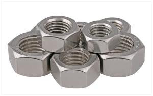 China SS304 / 316 A2/A4 SAE Stainless Steel Hex Nuts Fastener For Threaded Rod Passivated 1/2 wholesale