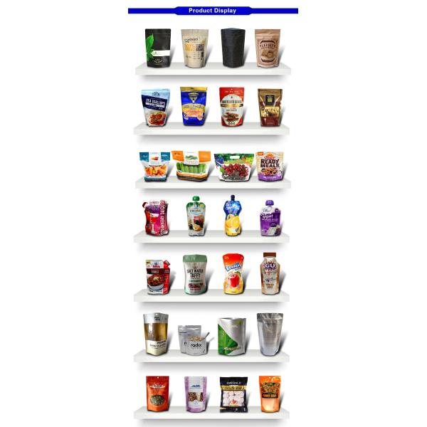 120 Microns Digital Printed Pouches Cashew Nuts Printed Packaging Pouch