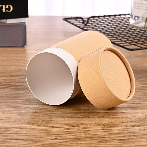 Quality Custom Paper Cans Packaging Round Paper Tube Box For Cookies Food Tea And Chocolate for sale