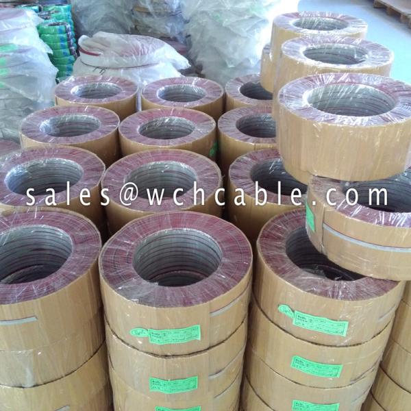 UL4411 XLPE Flat Ribbon Cable Tinned Stranded Copper Conductors 125C 300V