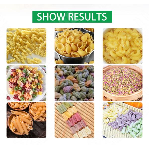 250kg/h Fully Automatic Pasta Making Machine Commercial Electric Macaroni Pasta Machine