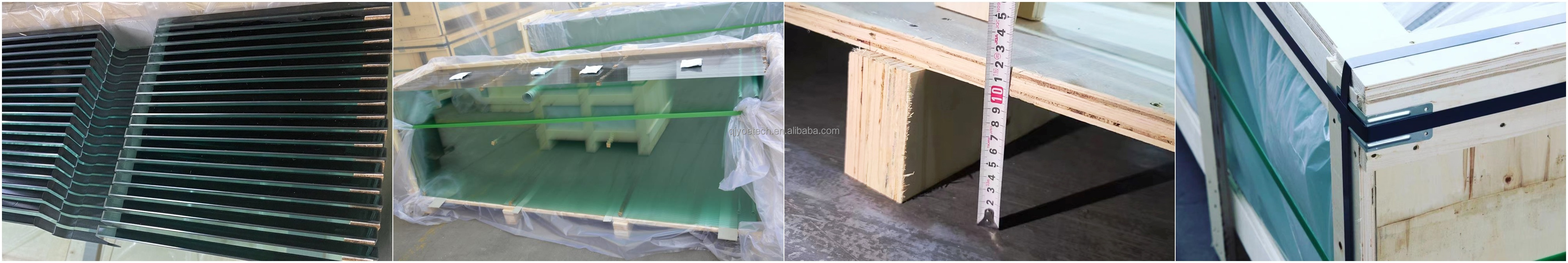 Elegant Hotel Decoration Tempered Glass Fixed Shower Screen for Bathroom Living Room