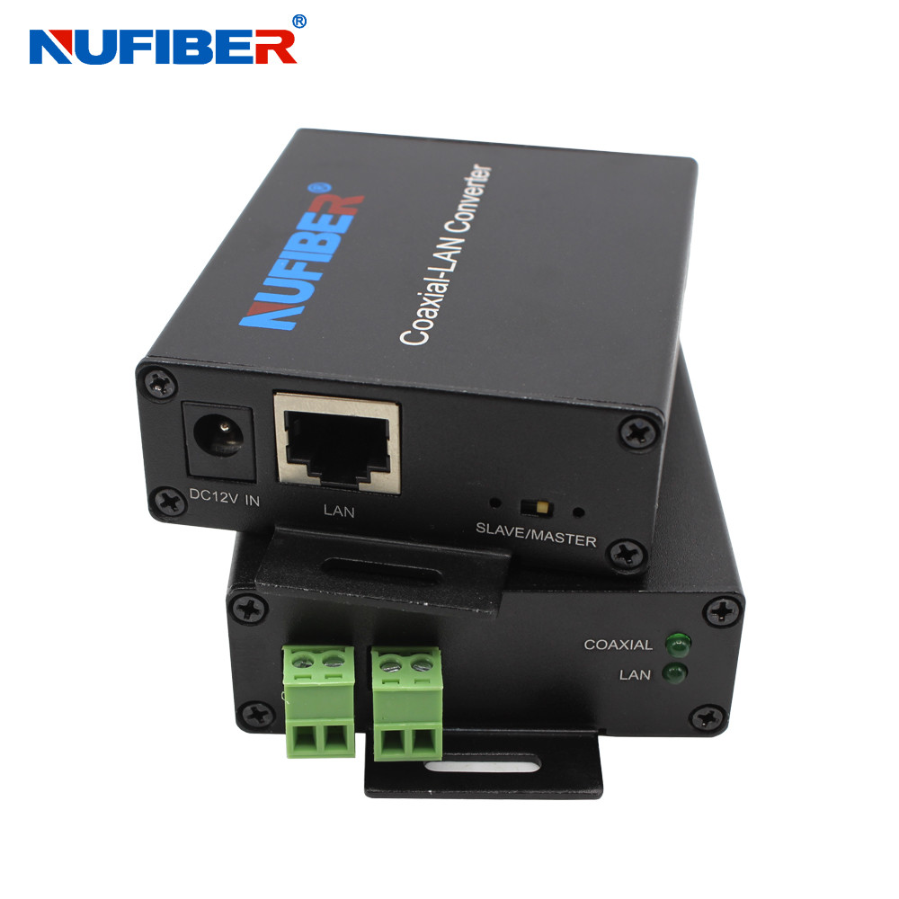 NF-1802S/M Ethernet over Coaxial Extender for IP Network Devices Fast Data Transmission up to 80Mbps