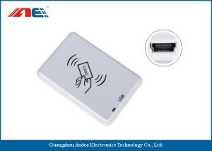 China Compact NFC RFID Reader Desktop Square NFC Card Reader Integrated Key Handling wholesale