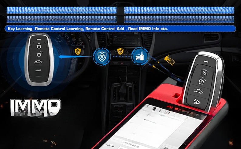 AUTEL KM100 Key Programmer IMMO Diagnostic Instrument for Europe Region WxHxD 200*89*22 mm
