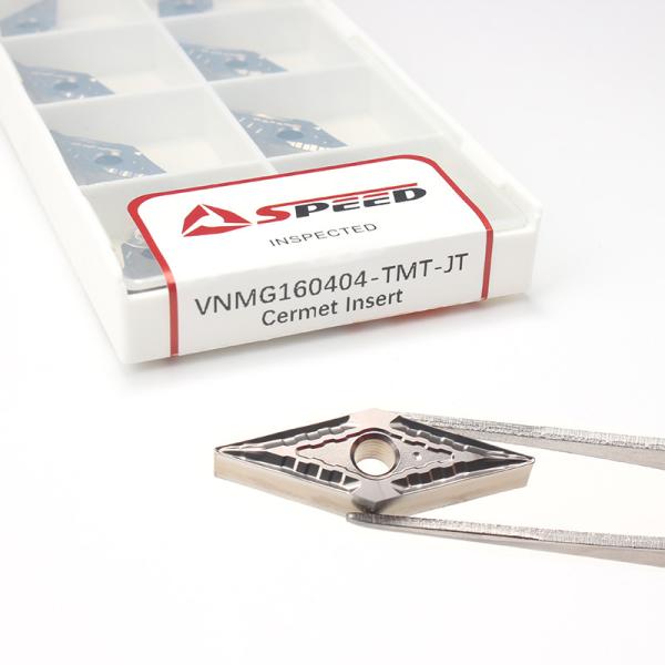 Speed VNMG160404 Machining Cermet Inserts Durable Wear Resistant Cutting Tool for Finishing Cuts