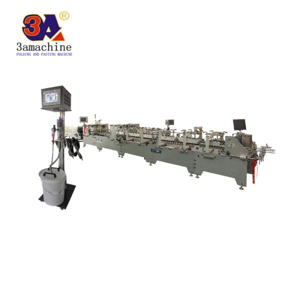 Box Folding and Gluing Machine with 380V Voltage Box Unfolded Size width 120mm-500mm