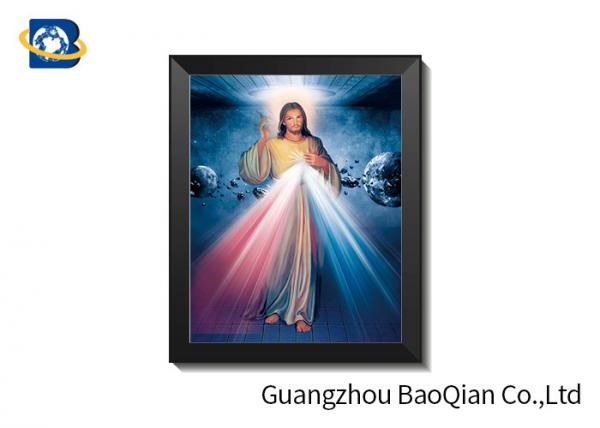 Quality High Definition 3D Lenticular Religion Pictures Religion Theme CMYK Offset Printing for sale