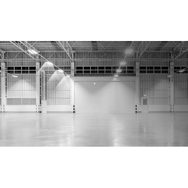 85W 110W 135W Low Bay LED Light Fittings Slim Linear Foldable LED Shop Lights Low Bay 140lm/W