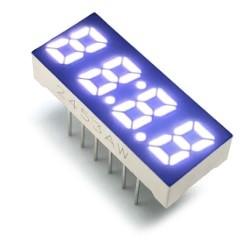 4 Digit Electronic Digital Display Board , 0.25 Inch 7 Segment Led Display For