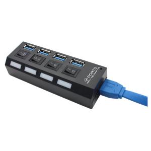 China Memory Cards Round USB Four Port Hub Splitter Adapter wholesale