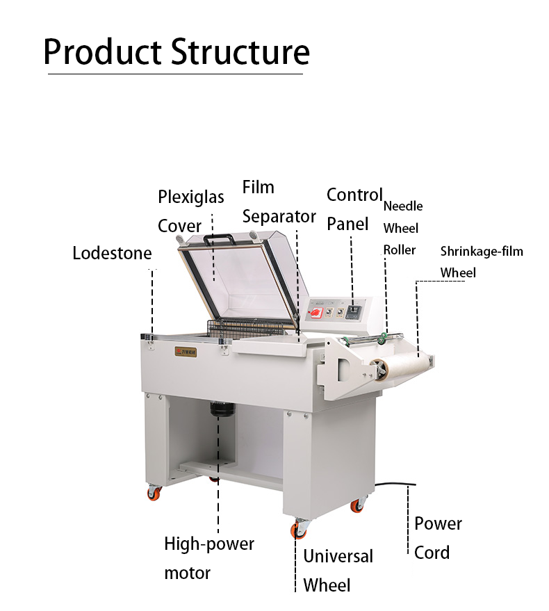 Stable Operation Shrink Packaging Machine FM5540 Shrink Wrap Equipment